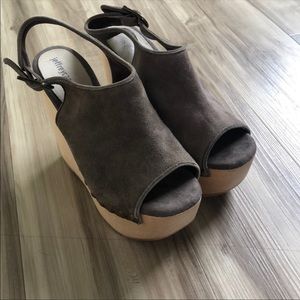 6.5 Jeffrey Campbell Suede Wedges